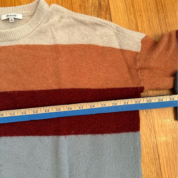 Madewell Crofton Striped Pullover Sweater in Coziest Yarn Size M mm (f6 - Picture 8 of 13